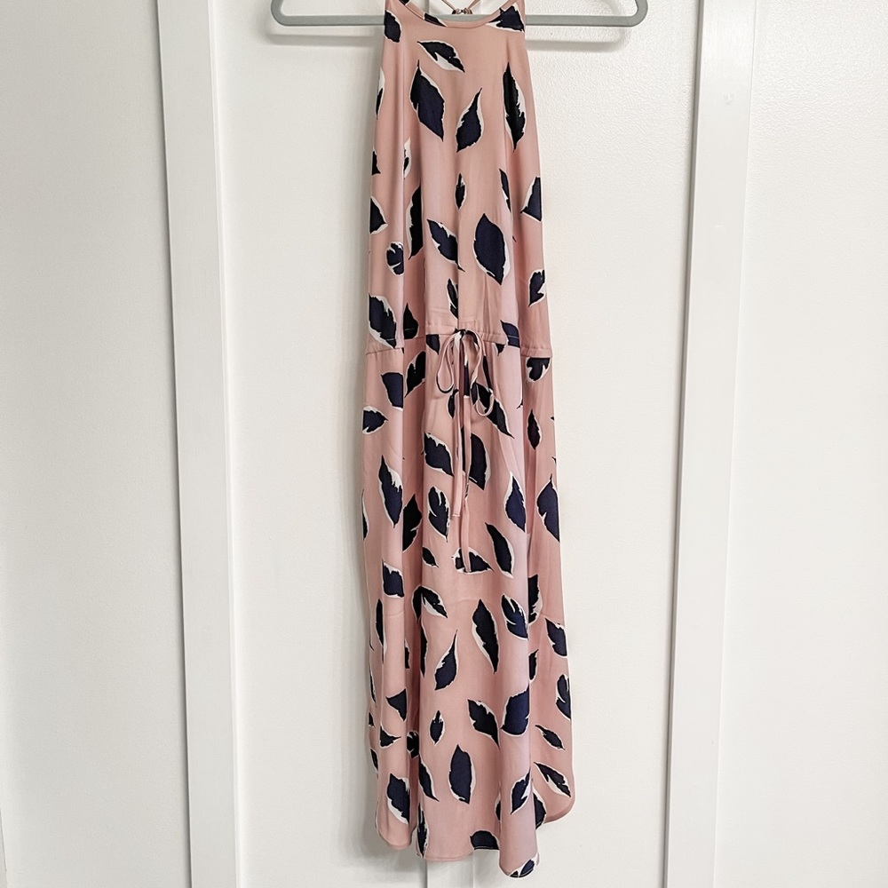 Loft dress. Racer back. Functional tie